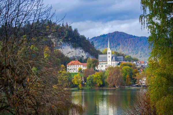 Pintoresco Paisaje Bled Eslovenia — Foto de Stock