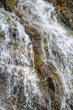 Hırvatistan 'ın Plitvice Jezera Park kentinde şelaleler.