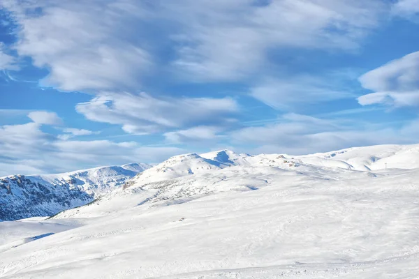 Paesaggio Montagne Innevate Inverno — Foto Stock