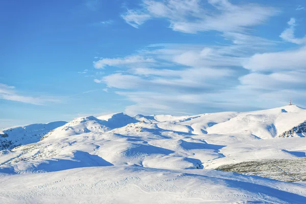 Paesaggio Montagne Innevate Inverno — Foto Stock