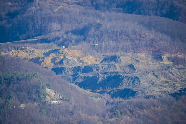 Uitzicht Vanuit Lucht Berglandschap Reizen Natuur — Stockfoto
