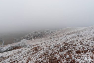Serin hava, kışın kırsal alan