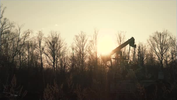 技术石油和天然气生产 石油和天然气的生产 运输和加工 世界人口的生产 — 图库视频影像
