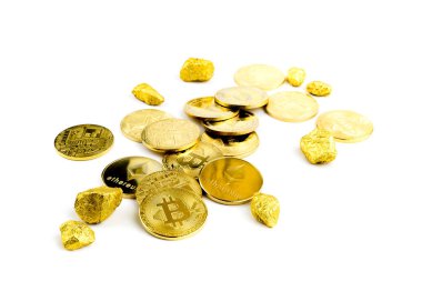 Bitcoin sikke altın sikke, cryptocurrencies bitcoin Isola yığını