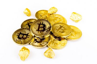 Bitcoin sikke altın sikke, cryptocurrencies bitcoin Isola yığını