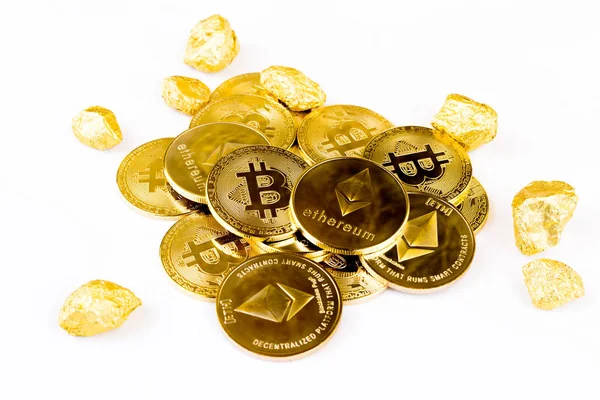 Bitcoin sikke altın sikke, cryptocurrencies bitcoin Isola yığını