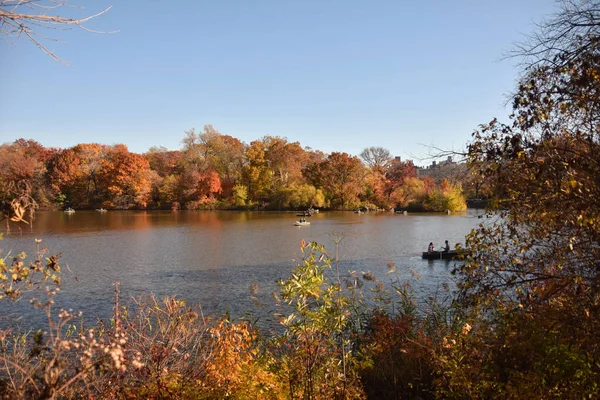 Otoño en Central pak, Nueva York — Foto de Stock