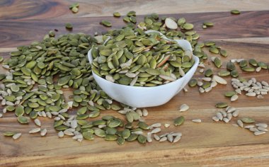 kabak ve ayçiçeği tohumu