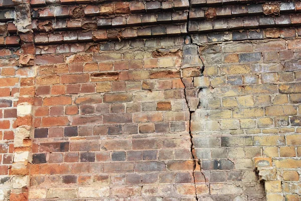 Zbliżenie starych popękane ściany — Zdjęcie stockowe