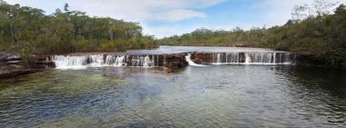 Fruit Bat Falls panorama clipart