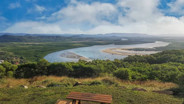 Cape Tribulation Cooktown view of Endeavour river — Stock Photo, Image
