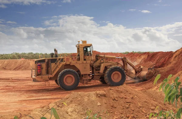 Bulldozer Weipa nord Queensland - Stock-foto