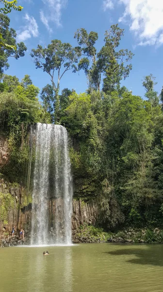 Millaa Millaa Falls is a heritage-listed plunge waterfall — Stock Photo, Image