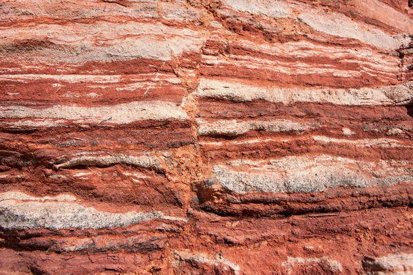 Шаруваті Пісковик стіни в червоний Каньйон, Сполучені Штати Америки — стокове фото