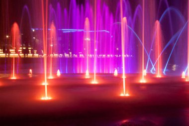 Eilat, İsrail için ışık ve müzik Çeşmesi