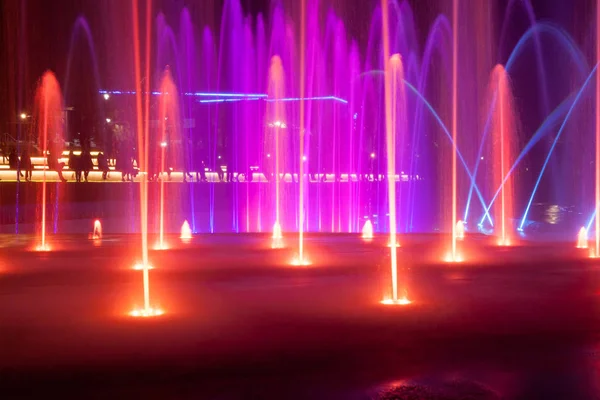 La fuente de luz y música en Eilat, Israel — Foto de Stock