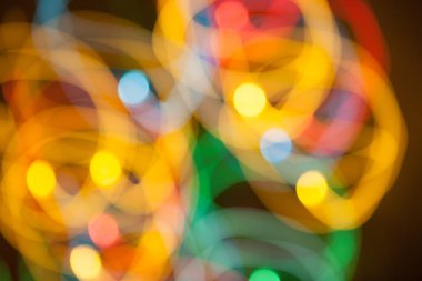 bokeh arka plan canlı renkler ile