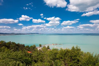 Macaristan'da Tihany köyden güzel cennet ile Balaton Gölü