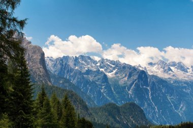 Manzara Peaks Dolomit Dağları, İtalya