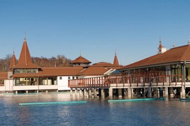 Heviz spa ve termal göl'de Macaristan