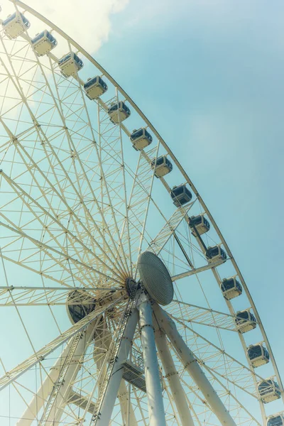 Detalhe da roda gigante em estilo vintage — Fotografia de Stock