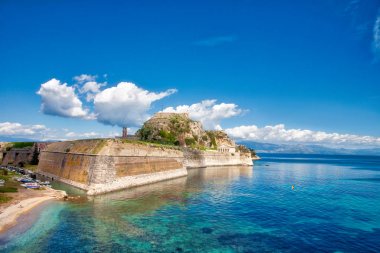 Corfu town Yunanistan eski kale