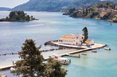 Panayia Mouse Adası: Korfu, Yunanistan ile Panagia Vlacherna Manastırı