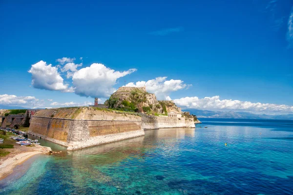 Old Fortress Corfu Town Greece — Stock Photo, Image