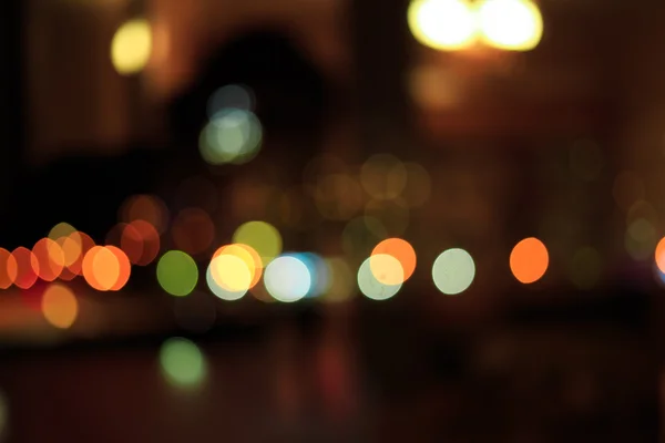 Ciudad nocturna de Bokeh —  Fotos de Stock