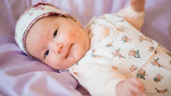 Kleine baby close-up — Stockfoto