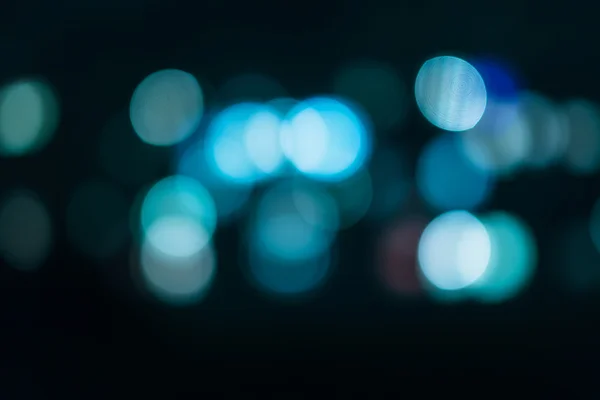 Fundo azul bokeh — Fotografia de Stock