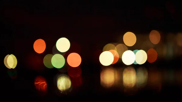 Prachtige nacht bokeh — Stockfoto