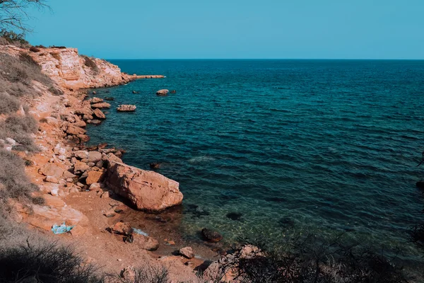 Blaues Meer auf Zypern — Stockfoto