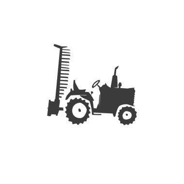 Traktör simgesi eğlenceli