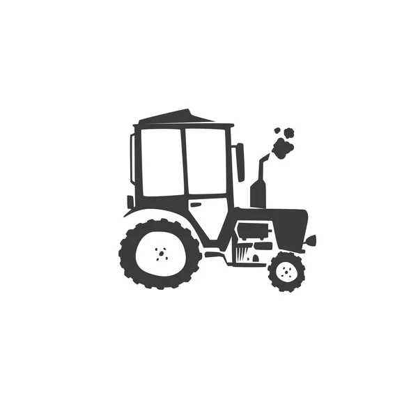 Icône de tracteur amusant — Image vectorielle