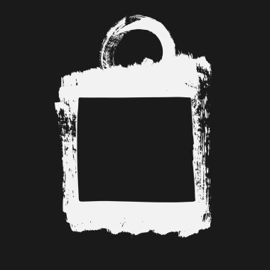 Grunge şablon şekil