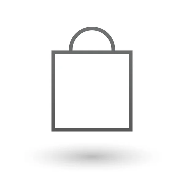 Icono bolsa de compras — Vector de stock