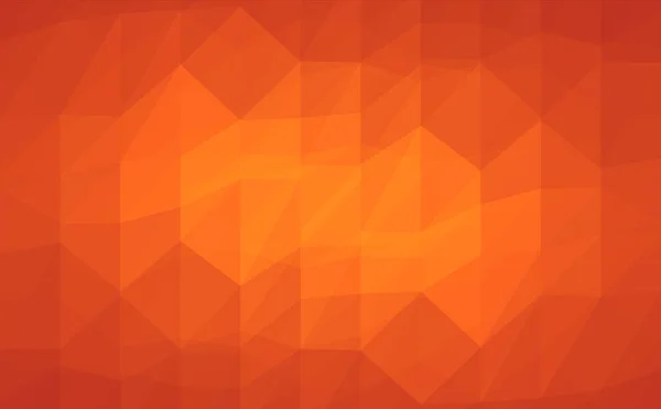 พื้นหลังสีส้ม โพลีต่ํา — ภาพเวกเตอร์สต็อก