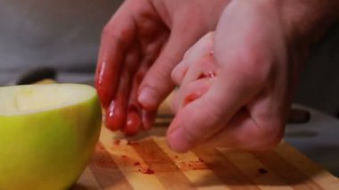 Bir kase elma temelinde nargile için oluşturma