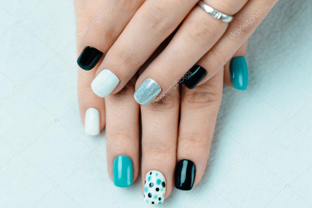 Female trendy manicure