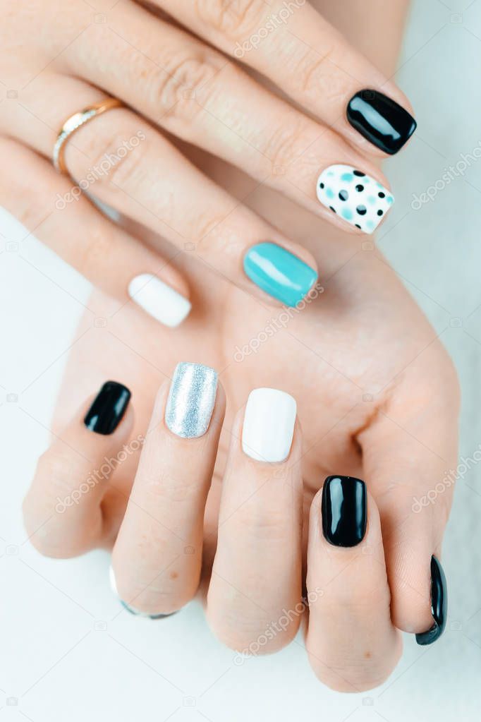 Female trendy manicure