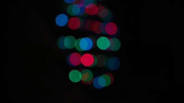 Multicolored abstract bokeh. — Stock Video
