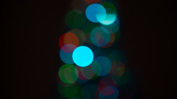 Veelkleurige abstracte bokeh. — Stockvideo