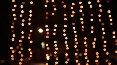 Noel ışıkları sarı