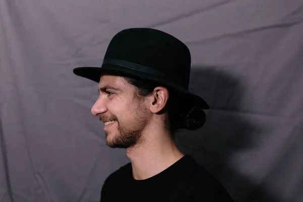 Mann mit dem Hut — Stockfoto