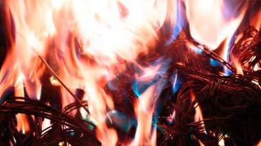 Tel ateş içinde ateş