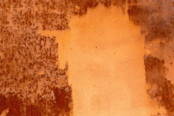 Barevné rusty mořená vzorek textury kovovou zeď. — Stock fotografie