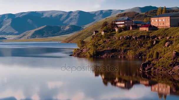 Aparan 貯水池アルメニア タイムラプス — ストック動画