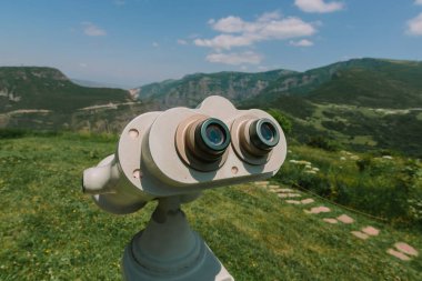 Ermenistan Cumhuriyeti. Tatev, dürbün Görüntüleyicisi.