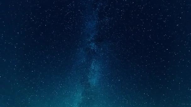 Gece yıldızlı gökyüzü timelapse — Stok video